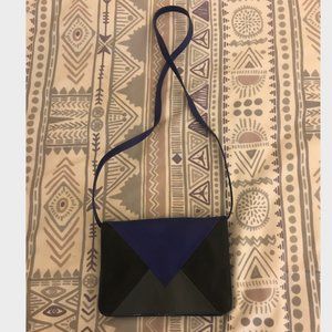 Sam Edelman Geo Leather Crossbody Purse